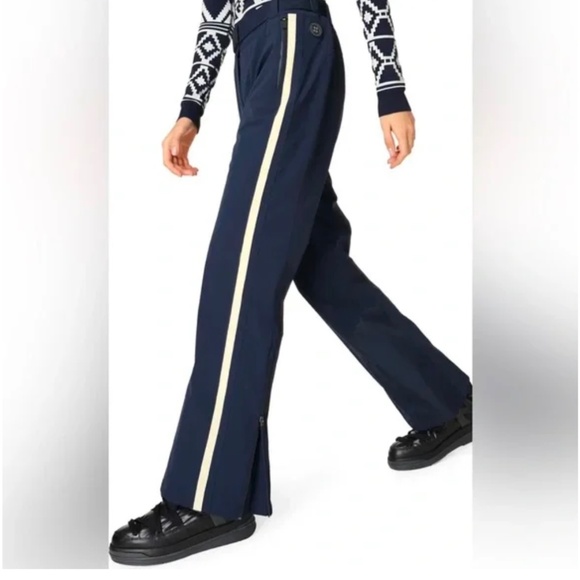 Sweaty Betty Pants - Sweaty Betty Navy Blue Alpine Ski Water Resistant Snow Pants